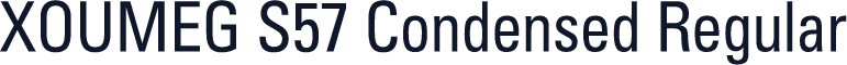 XOUMEG S57 Condensed Regular