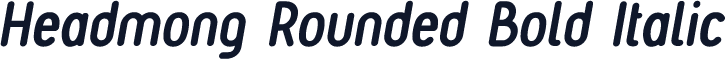 Headmong Rounded Bold Italic