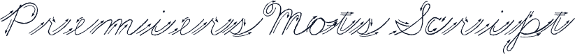 Premiers Mots Script