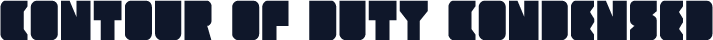 Contour of Duty Condensed