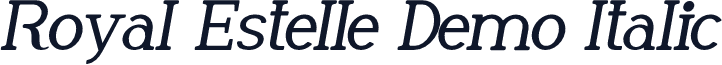 Royal Estelle Demo Italic
