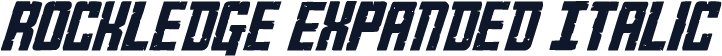 Rockledge Expanded Italic