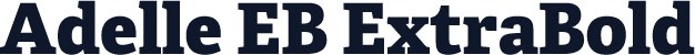 Adelle EB ExtraBold
