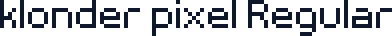 klonder pixel Regular