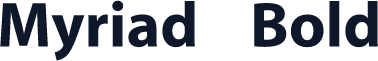 Myriad    Bold