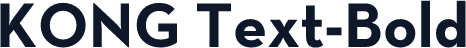 KONG Text-Bold