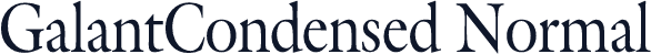 GalantCondensed Normal