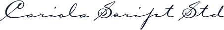 Cariola Script Std