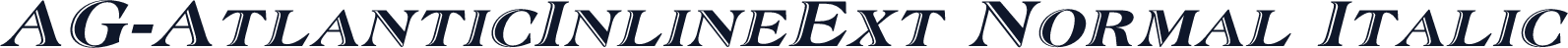 AG-AtlanticInlineExt Normal Italic