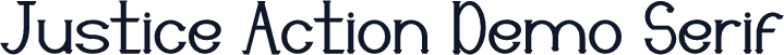 Justice Action Demo Serif