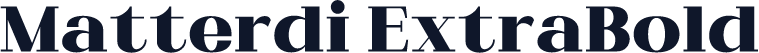 Matterdi ExtraBold