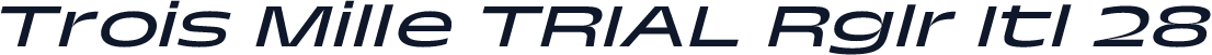 Trois Mille TRIAL Rglr Itl 28