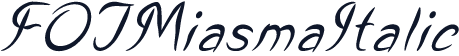 FOTMiasmaItalic