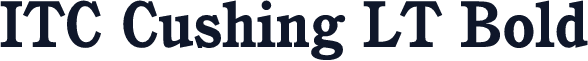 ITC Cushing LT Bold
