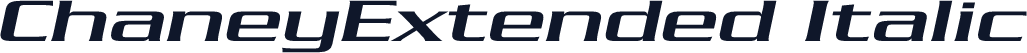 ChaneyExtended Italic