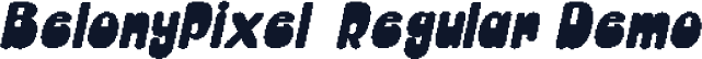 BelonyPixel-Regular Demo