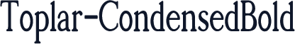 Toplar-CondensedBold