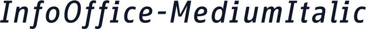 InfoOffice-MediumItalic