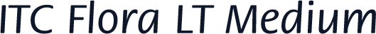 ITC Flora LT Medium