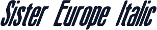 Sister Europe Italic