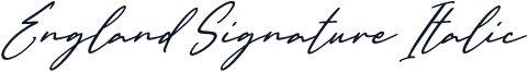 England Signature Italic