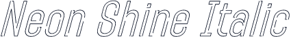 Neon Shine Italic