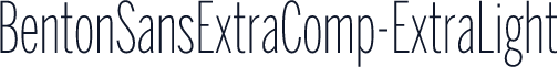 BentonSansExtraComp-ExtraLight