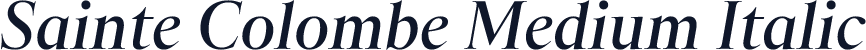 Sainte Colombe Medium Italic
