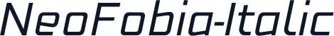 NeoFobia-Italic