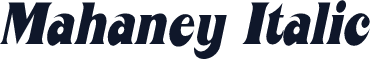 Mahaney Italic