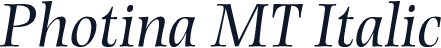 Photina MT Italic