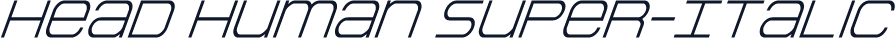 Head Human Super-Italic