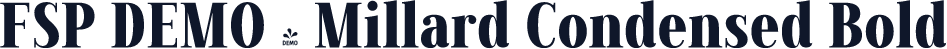 FSP DEMO - Millard Condensed Bold