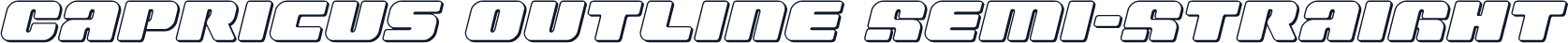 Capricus Outline Semi-Straight