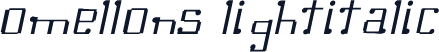 Omellons LightItalic