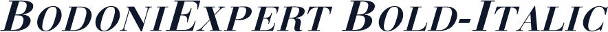 BodoniExpert Bold-Italic
