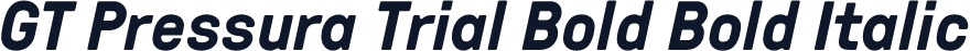 GT Pressura Trial Bold Bold Italic