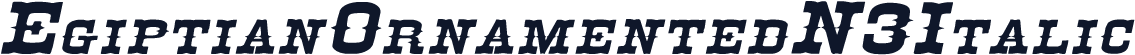 EgiptianOrnamentedN3Italic