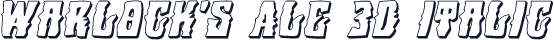 Warlock's Ale 3D Italic