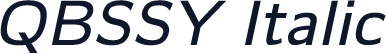 QBSSY Italic