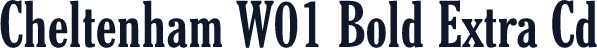 Cheltenham W01 Bold Extra Cd
