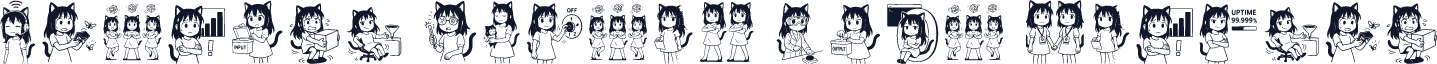 Catgirl System Font Regular