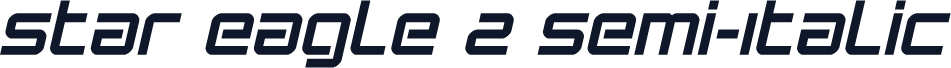 Star Eagle 2 Semi-Italic