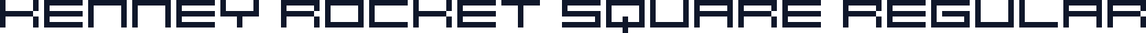 Kenney Rocket Square Regular