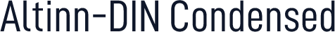 Altinn-DIN Condensed