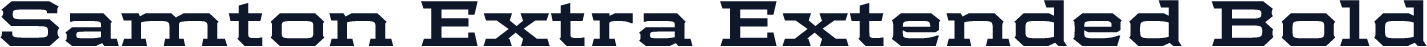 Samton Extra Extended Bold