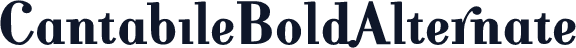 CantabileBoldAlternate