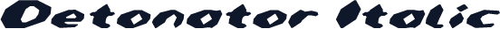 Detonator Italic