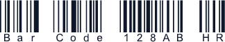 Bar Code 128AB HR