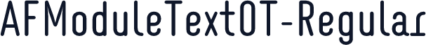 ☞AFModuleTextOT-Regular